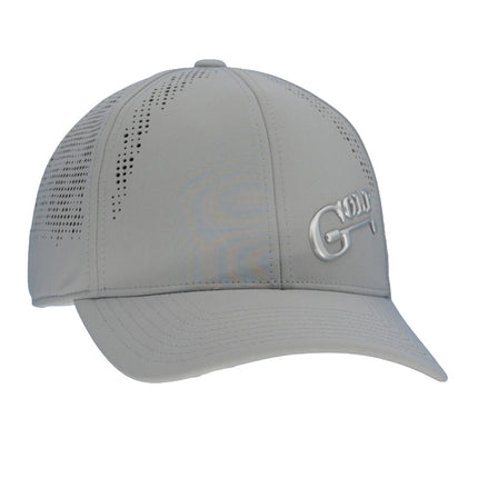 The Imperial Alpha Laser-Perforated Performance Hat Adorned With 1i Golf’s 1i-45 Logo.