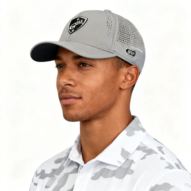 The Imperial Alpha Laser-Perforated Performance Hat Adorned With 1i Golf’s Insignia.