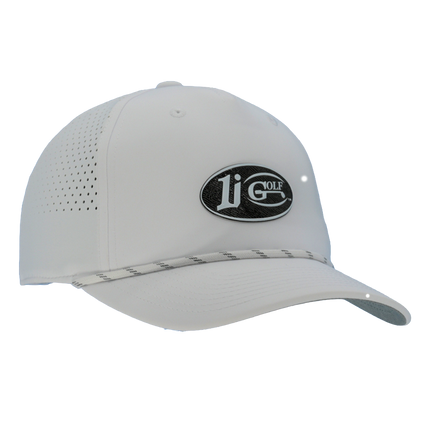 The Imperial Dyno 5 Panel Perforated Hat With 1i Golf Emblem.