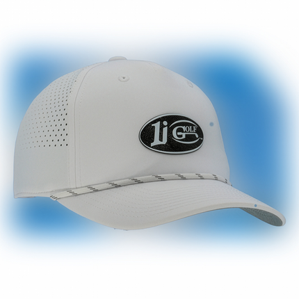 The Imperial Dyno 5 Panel Perforated Hat With 1i Golf Emblem.