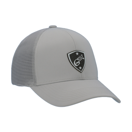 1i Golf Insignia Logo adorned on to a white Imperial’s Mesh Hat.