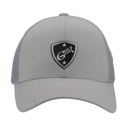 1i Golf Insignia Logo adorned on to a white Imperial’s Mesh Hat.