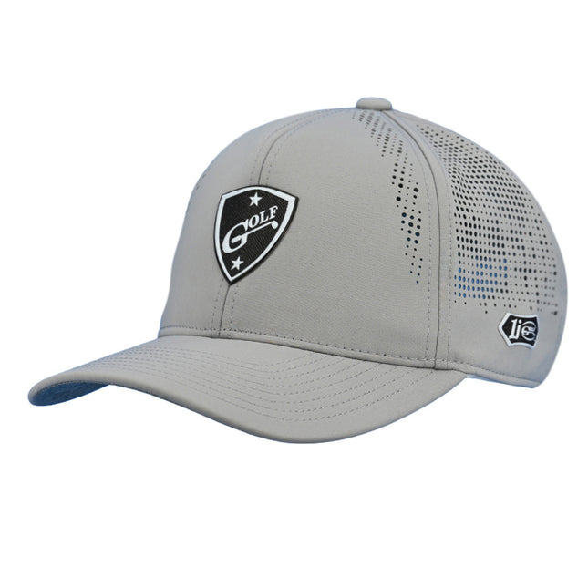 The Imperial Alpha Laser-Perforated Performance Hat Adorned With 1i Golf’s Insignia.