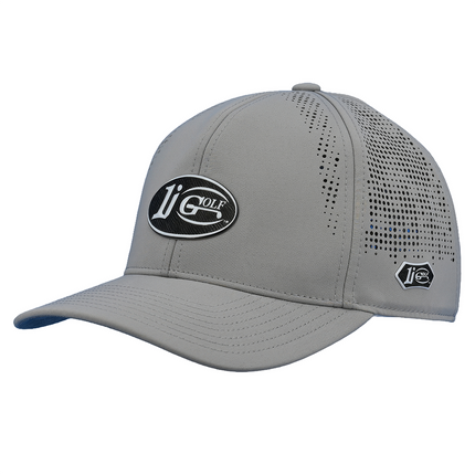 The Imperial Alpha Laser-Perforated Performance Hat Adorned With 1i Golf Emblem