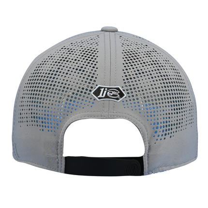 The Imperial Alpha Laser-Perforated Performance Hat Adorned With 1i Golf Emblem