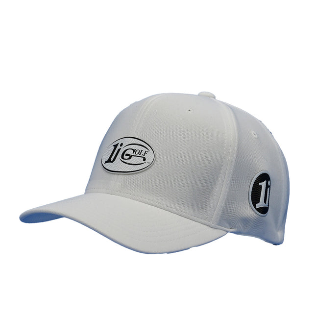 The 1i Golf Logo adorns the black Flexfit 110® Pro-formance® cap,