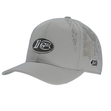 The Imperial Alpha Laser-Perforated Performance Hat Adorned With 1i Golf Emblem