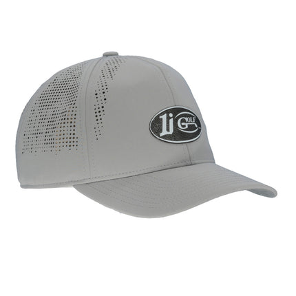 The Imperial Alpha Laser-Perforated Performance Hat Adorned With 1i Golf Emblem
