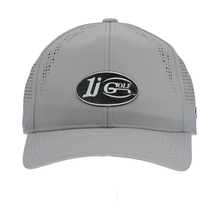 The Imperial Alpha Laser-Perforated Performance Hat Adorned With 1i Golf Emblem