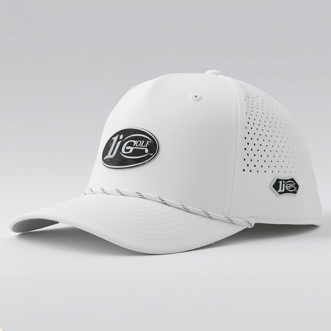 The Imperial Dyno 6 Panel Perforated Hat With 1i Golf Emblem.